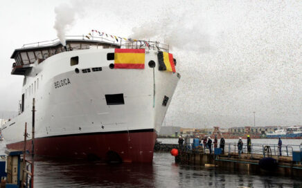 Botadura do Buque Oceanográfico Belgica – Febrero 2020